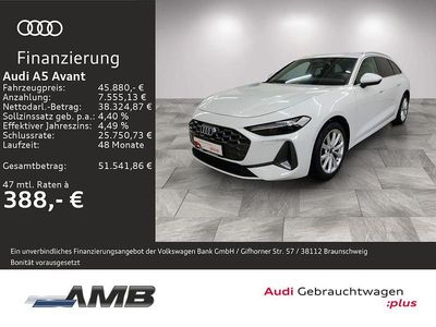 Gebraucht Audi A5 Advanced 204 PS (150 kW) 2025 Gletscherweiß metallic Kombi
