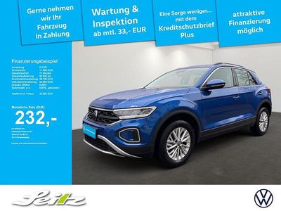 Gebraucht VW T-Roc Life 116 PS (85 kW) 2024 Blau SUV