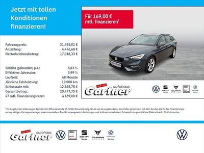 Gebraucht Seat Leon FR 150 PS (110 kW) 2023 Magnetic grau metallic Kombi