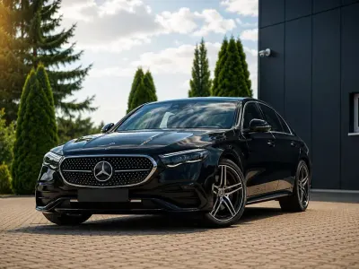 Neu Mercedes E200 Premium Plus 227 PS (166 kW) 2026 Schwarz Limousine