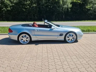Gebraucht Mercedes SL500 306 PS (225 kW) 2002 Silber Cabrio