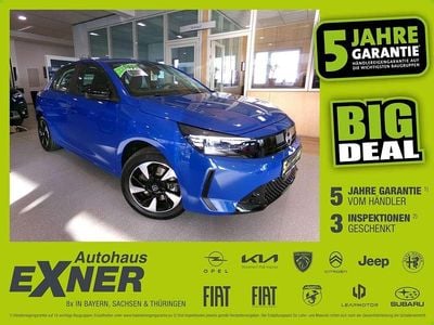 Gebraucht Opel Corsa-e Edition 100 kW (136 PS) 2023 Voltaic blue/spiegel schwarz l Kleinwagen