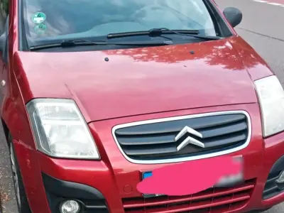 Brugt Citroën C2 60 HK (44 kW) 2007 Rød Hatchback