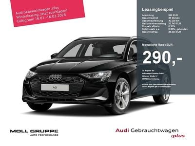 Mythosschwarz metallic Gebraucht 2025 Audi A3 Advanced Limousine | 31.980 € (Guter Preis)