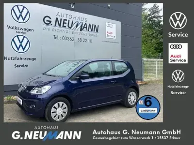 Gebraucht VW up! Move 60 PS (44 kW) 2018 Blau Kleinwagen