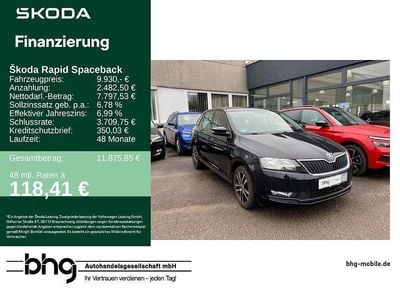 Gebraucht Skoda Rapid Drive 110 PS (80 kW) 2017 Schwarz Kleinwagen