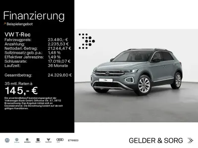 Gebraucht VW T-Roc Style 110 PS (80 kW) 2023 Blau SUV