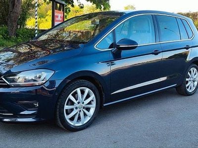 Second-hand VW Golf Sportsvan Highline 150 CP (110 kW) 2016 Albastru Monovolum