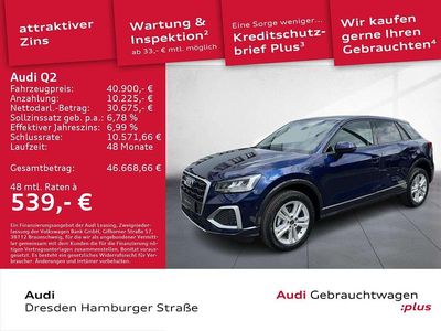 Neu Audi Q2 Advanced Plus 150 PS (110 kW) 2026 Blau SUV