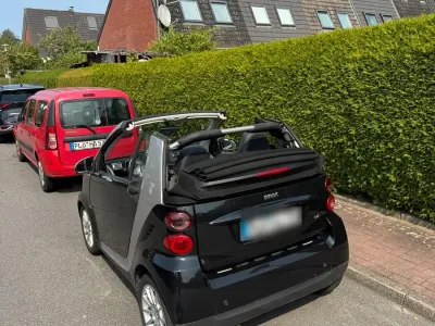 Gebraucht Smart ForTwo Cabrio 45 PS (33 kW) 2008 Schwarz Cabrio