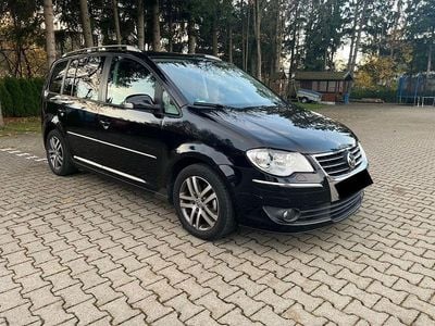 Gebraucht VW Touran Highline 105 PS (77 kW) 2008 Schwarz Van / Kleinbus