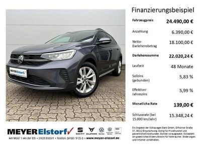 Neu VW Taigo Life 116 PS (85 kW) 2025 Grau SUV