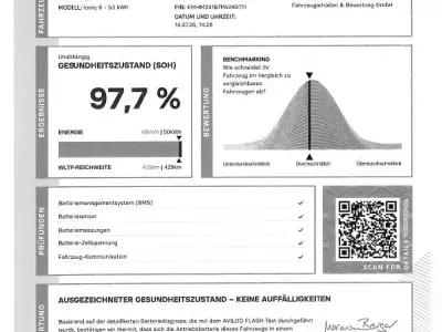 Gebraucht Hyundai Ioniq 6 111 kW (151 PS) 2023 Serenity white pearl (metallic) Limousine