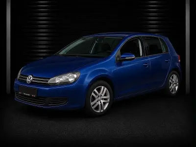 Gebraucht VW Golf VI Comfortline 80 PS (58 kW) 2010 Blau Kleinwagen