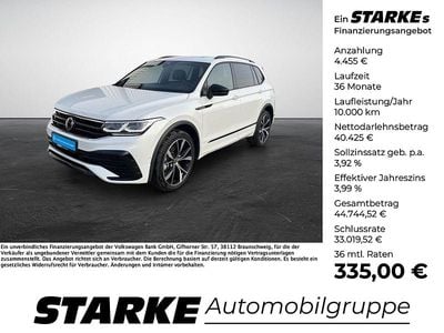 Gebraucht VW Tiguan Allspace R-line 200 PS (147 kW) 2022 Weiß SUV