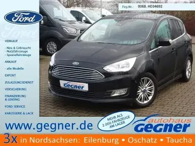 Gebraucht Ford C-MAX Titanium 125 PS (91 kW) 2017 Schwarz Van / Kleinbus