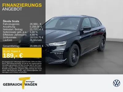 Second-hand Skoda Scala Monte Carlo 150 CP (110 kW) 2024 Negru Hatchback