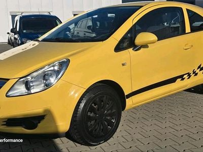 Brugt Opel Corsa 60 HK (44 kW) 2008 Gul Hatchback