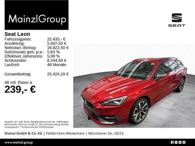 Gebraucht Seat Leon ST FR 204 PS (150 kW) 2021 Rot Kombi