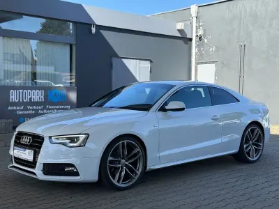 Usata Audi A5 S-Line 190 CV (139 kW) 2015 Bianco Coupé