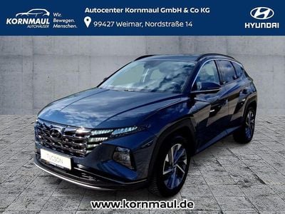 Gebraucht Hyundai Tucson Trend 150 PS (110 kW) 2021 Teal blue / met SUV