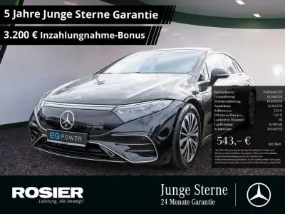 Gebraucht Mercedes EQS450+ Premium Plus 264 kW (360 PS) 2024 Obsidianschwarz Limousine