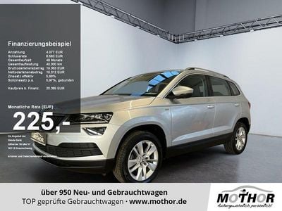 Gebraucht Skoda Karoq Soleil 116 PS (85 kW) 2019 Brilliantsilber metallic SUV
