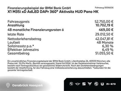 Usata BMW X1 Performance 300 CV (220 kW) 2024 Argento SUV