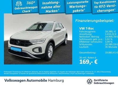 Gebraucht VW T-Roc Life 110 PS (80 kW) 2022 Grau SUV