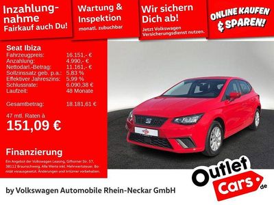 Gebraucht Seat Ibiza Style 110 PS (80 kW) 2023 Reinrot Kleinwagen