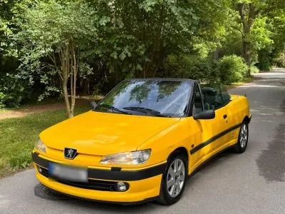Gebraucht Peugeot 306 Cabriolet 101 PS (74 kW) 1998 Gelb Cabrio