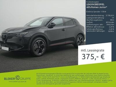 Neu Alfa Romeo Junior Edizione Speciale 114 kW (156 PS) 2026 Schwarz SUV