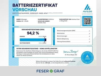 Gebraucht VW ID.3 Pure 110 kW (150 PS) 2022 Weiß Kleinwagen