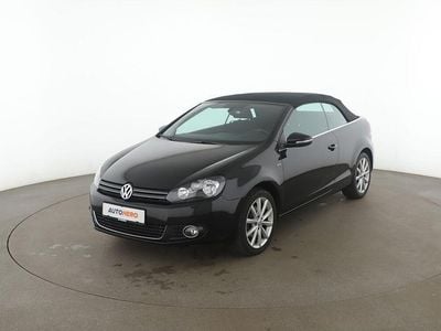 Gebraucht VW Golf Cabriolet LOUNGE 105 PS (77 kW) 2015 Schwarz Cabrio
