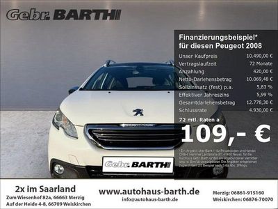 Gebraucht Peugeot 2008 Style 110 PS (80 kW) 2016 Weiss SUV