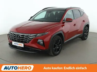 Gebraucht Hyundai Tucson Trend 136 PS (100 kW) 2021 Rot SUV