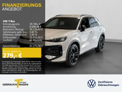 Ny VW T-Roc R-line 150 HK (110 kW) 2026 Hvid SUV