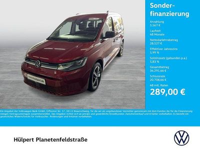 Usata VW Caddy Goal 122 CV (89 kW) 2025 Rosso Monovolume