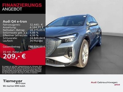 Gebraucht Audi Q4 e-tron S-Line 194 kW (265 PS) 2023 Blau SUV