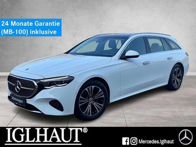 Gebraucht Mercedes E220 Avantgarde 197 PS (144 kW) 2024 Weiß unilack polarweiß Limousine