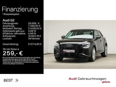 Gebraucht Audi Q2 S-Line 190 PS (139 kW) 2022 Mythosschwarz metallic (metallic) SUV