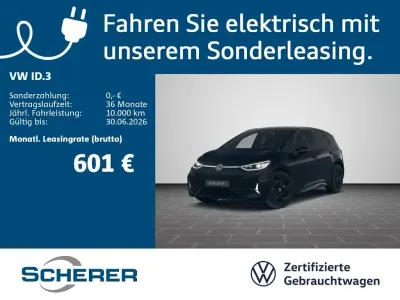 Gebraucht VW ID.3 GTX 210 kW (286 PS) 2025 Grenadillschwarz metallic / sc Kleinwagen
