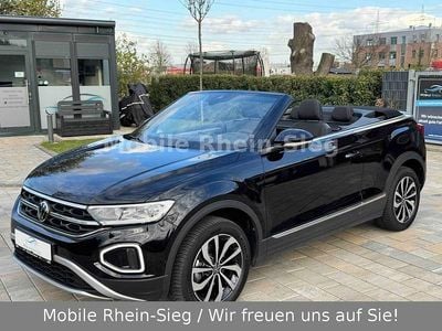 Gebraucht VW T-Roc Cabriolet Style 150 PS (110 kW) 2022 Schwarz Cabrio