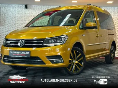 Gebraucht VW Caddy Maxi Highline 150 PS (110 kW) 2019 Gelb Van / Kleinbus