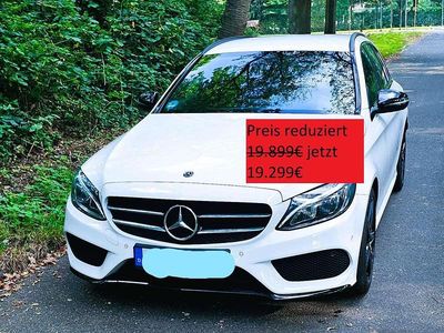 Gebraucht Mercedes C220 AMG line 170 PS (125 kW) 2017 Weiß Kombi