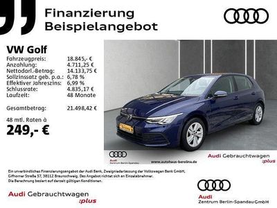 Gebraucht VW Golf VIII Life 110 PS (80 kW) 2022 Blau Limousine