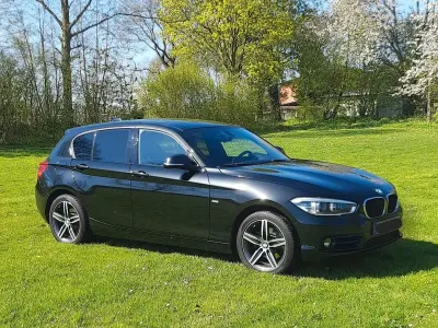 Usata BMW 120 Sport Line 184 CV (135 kW) 2018 Nero Utilitaria