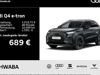 Neu Audi Q4 e-tron Sport 219 kW (299 PS) 2026 Grau SUV