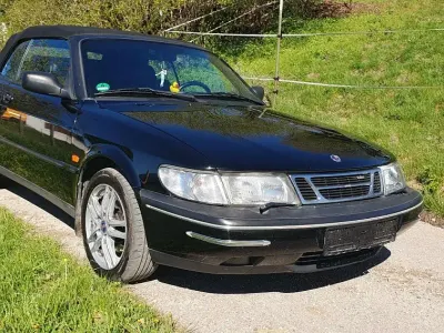 Gebraucht Saab 900 Cabriolet 185 PS (136 kW) 1995 Schwarz Cabrio