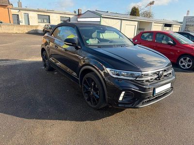 Gebraucht VW T-Roc Cabriolet R-line 150 PS (110 kW) 2022 Schwarz Cabrio